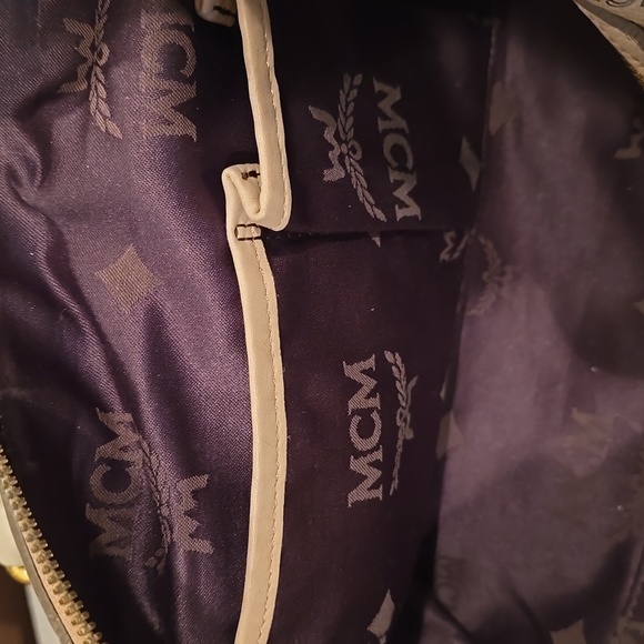 MCM Tan Monogram Women's Bag - Picture 8 of 11